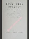 PRVNÍ PŘES EVEREST - Expedice lady Houstonové na Mount Everest 1933 - ETHERTON Percy Etherton - náhled
