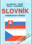 Slovensko - český, česko - slovenský slovník rozdielnych výrazov - náhled
