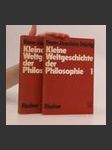 Kleine Weltgeschichte der Philosophie 1-2 Band (2 Bände) - náhled