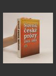 Slovník české prózy 1945-1994 - náhled