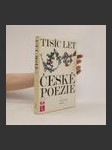 Tisíc let české poezie I. Stará česká poezie - náhled