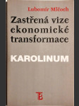 Zastřená vize ekonomické transformace - česká ekonomika mezi minulostí a budoucností - (institucionální pohled) - náhled