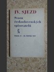 4. sjezd Svazu československých spisovatelů, Praha 27.-29. června 1967 - (Protokol) - náhled