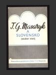T. G. Masaryk a Slovensko - náhled