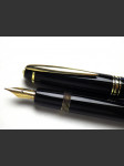 Luxusní plnící pero barclay 1304 oversize ebonit zlatý hrot ripet - náhled
