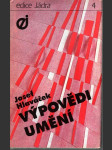 Výpovědi umění - náhled