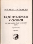 Tajné společnosti v Čechách - náhled