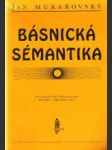 Básnická sémantika - náhled