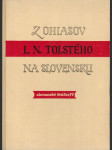 Z ohlasov l. n. tolstého na slovensku - náhled