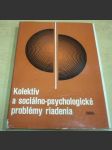 Kolektív a sociálno-psychologické problémy riadenia - náhled