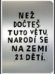 Teď. než dočteš tuto větu, narodí se na zemi 21 dětí - náhled