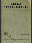 Česká bibliografie - náhled