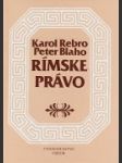 Rímske právo - náhled