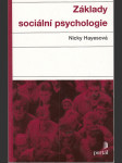 Základy sociální psychologie - náhled