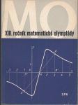 XIII. ročník matematické olympiády - náhled