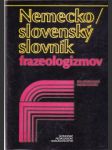 Nemecko - slovenský slovník frazeologizmov - náhled