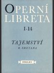 Tajemství - Operní libreta I-14 - náhled