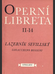 Lazebník Sevillský - Operní libreta II-14 - náhled