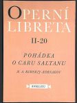 Pohádka o caru Saltanu - Operní libreta II-20 - náhled