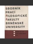 Sborník prací filosofické fakulty Brněnské university, roč. XV./1966 (Sborník prací - dějiny umění) - náhled