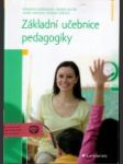 Základní učebnice pedagogiky - náhled