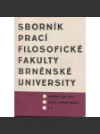 Sborník prací filosofické fakulty Brněnské university, roč. XIII./1964 (Sborník prací - dějiny umění) - náhled