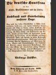 Die deutsche Hausfrau in der Küche, Speisekammer und im Keller, oder: Kochkunst und Haushaltung unserer Tage - náhled