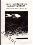 Soupis vydání básně Máj Karla Hynka Máchy - ke 155. výročí básníkova úmrtí - náhled