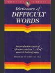 Dictionary of Difficult Words - náhled