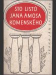 Sto listů Jana Amosa Komenského - náhled