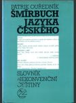 Šmírbuch jazyka českého - slovník nekonvenční češtiny - náhled