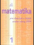 Matematika pro dvouleté a tříleté učební obory SOU - náhled