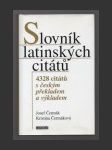 Slovník latinských citátů - náhled