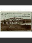 Koštice, Louny, železnice, železniční most, stavba dráhy 1902 - náhled