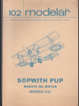 Modelář 102 / Sopwith Pup - maketa na motor modela CO2 - Stavební plány pro modeláře, zájmové kroužky a školy - náhled