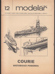 Modelář 12 / Courie - historická ponorka - Stavební plány pro modeláře, zájmové kroužky a školy - náhled