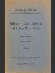 Slovenská otázka od konca 18. stoletia - náhled
