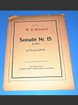 Mozart / noty : klavír - Sonate Nr.15 , C-dur - náhled