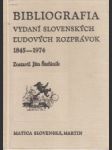 Bibliografia vydaní slovenských ľudových rozprávok 1845-1974 - náhled