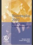 Slovensko 2002. Súhrnná správa o stave spoločnosti II. Ekonomika a spoločnosť - náhled