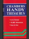 Chambers handy Thesaurus - náhled