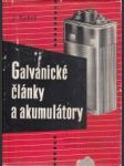 Galvanické články a akumulátory - náhled
