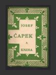 Josef Čapek a kniha - náhled