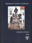 Památkový ústav v Olomouci výroční zpráva 1998 - náhled
