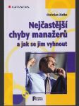 Nejčastější chyby manažerů - náhled