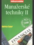 Manažerské techniky II. - náhled