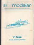 Modelář 81 / Vltava - model osobního parníku - Stavební plány pro modeláře, zájmové kroužky a školy - náhled