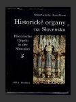 Historické organy na Slovensku / Historische Orgeln in der Slowakei - náhled