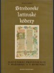 Stredoveké latinské kódexy - náhled