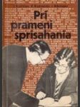 Pri prameni sprisahania - náhled